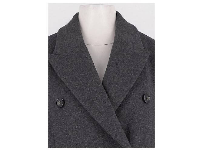 Autre Marque Abrigo largo de lana gris MARCELA LONDON M - vista 2