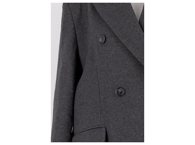 Autre Marque Abrigo largo de lana gris MARCELA LONDON M - vista 3