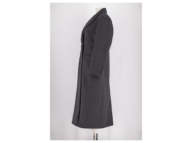 Autre Marque Abrigo largo de lana gris MARCELA LONDON M - vista 5