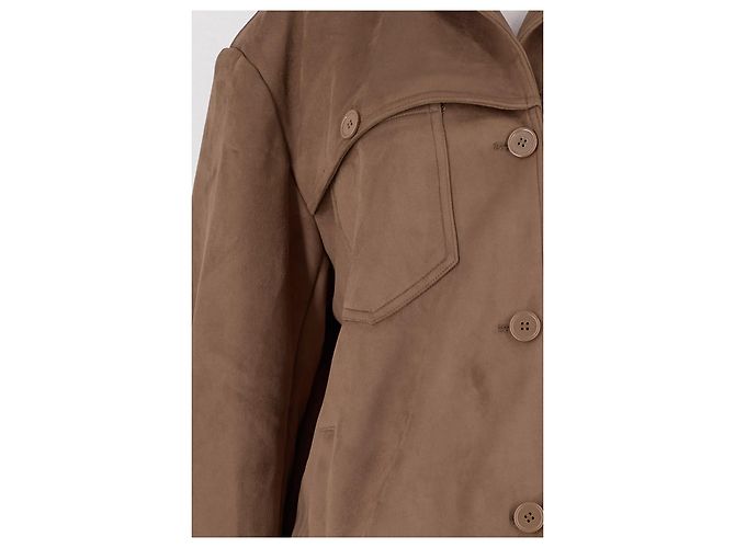 Autre Marque THE FRANKIE SHOP Veste courte marron - view 3