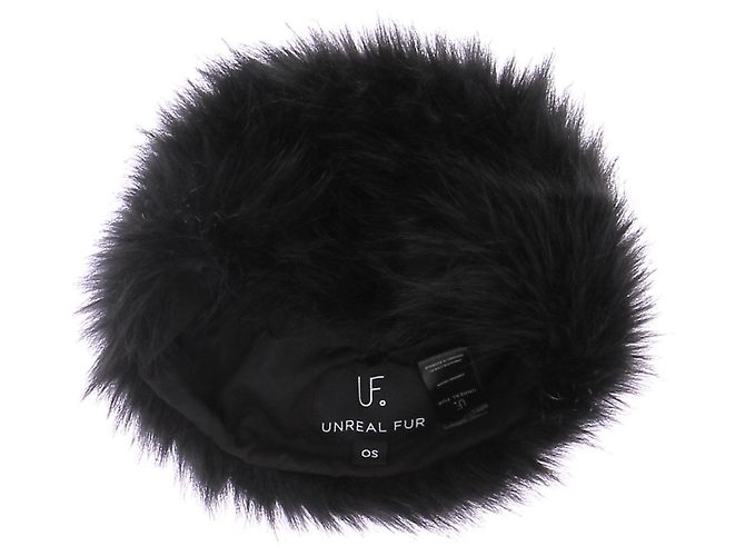 Autre Marque Chapka in pelliccia nera Nero - vista 3