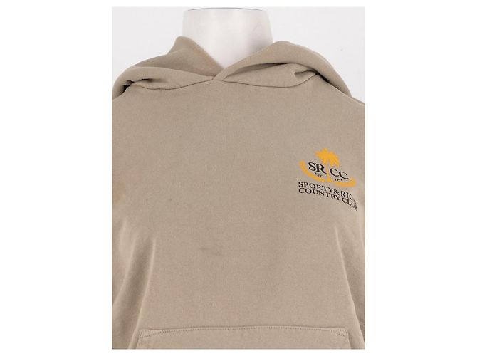 Autre Marque SPORTY & RICH Pullover in Beige aus Baumwolle XS - Ansicht 2