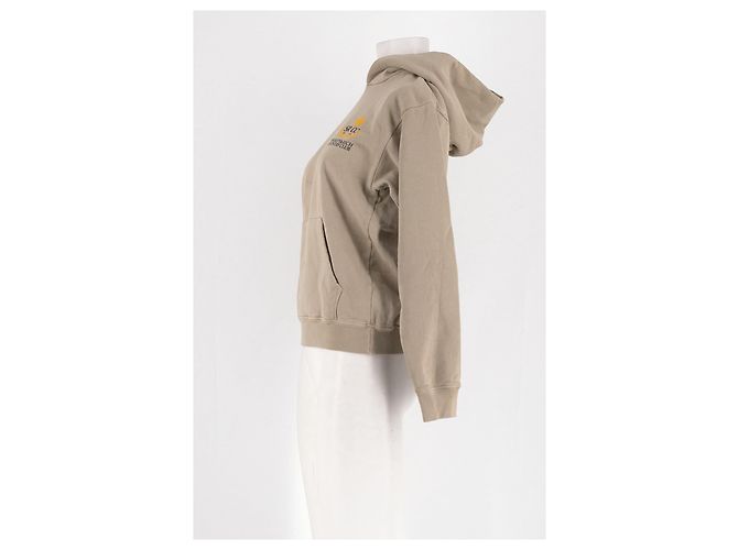 Autre Marque SPORTY & RICH Pullover in Beige aus Baumwolle XS - Ansicht 5