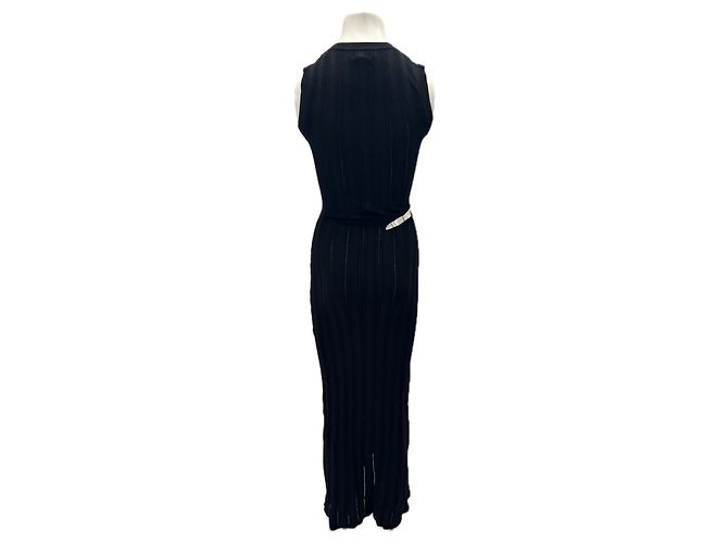 Autre Marque Vestido negro con concha Azul - vista 2