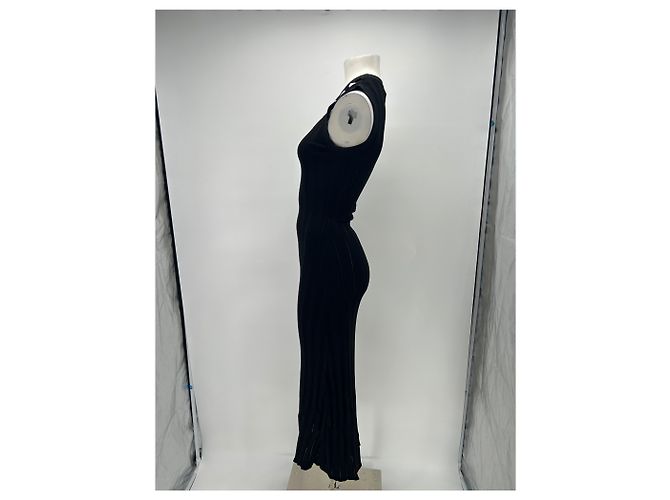 Autre Marque Vestido negro con concha Azul - vista 4