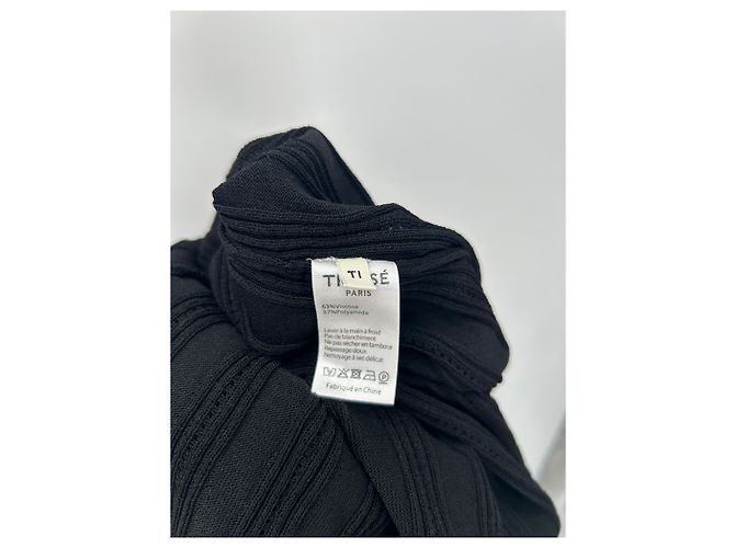Autre Marque Vestido negro con concha Azul - vista 6