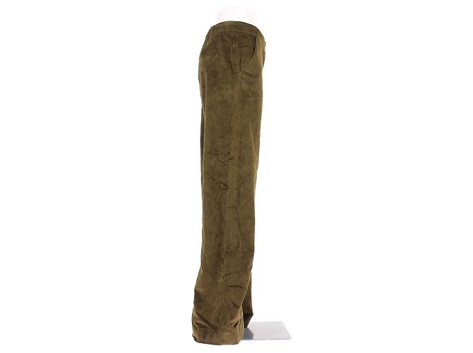 Pantalones Veronica Beard caqui de algodón Talla 6 - vista 3