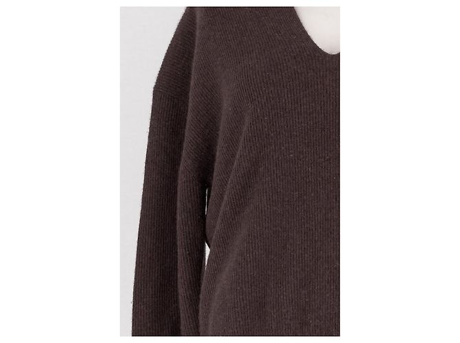 Autre Marque Brauner Kaschmirpullover - Ansicht 3