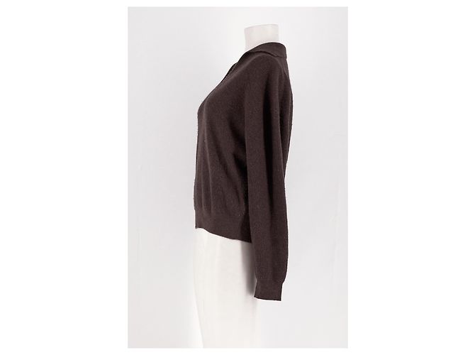 Autre Marque Brauner Kaschmirpullover - Ansicht 5
