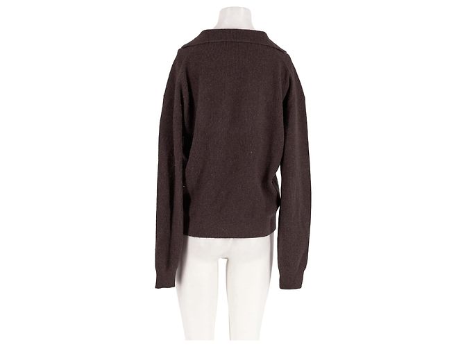 Autre Marque Brauner Kaschmirpullover - Ansicht 6