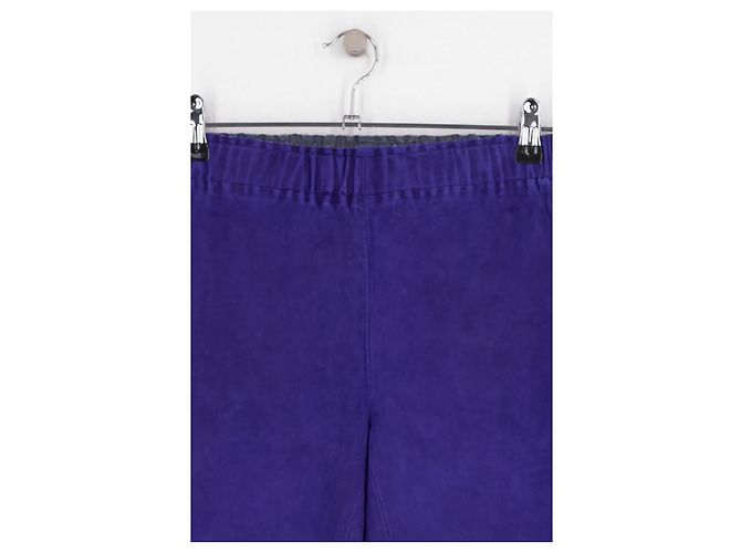 Autre Marque Pantalones rectos morados Púrpura - vista 2