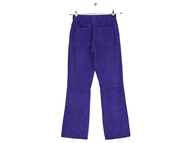 Autre Marque Pantalones rectos morados Púrpura - vista 4