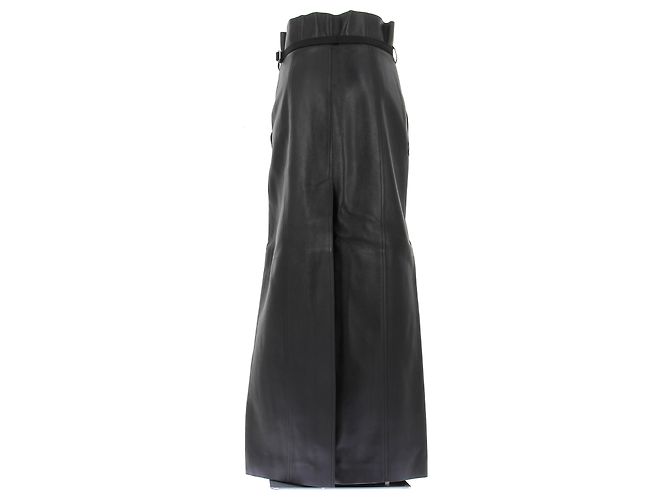 Givenchy Falda maxi de cuero negro - vista 2