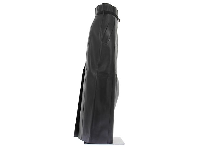 Givenchy Falda maxi de cuero negro - vista 3