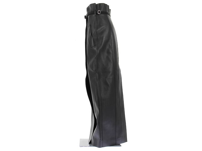 Givenchy Falda maxi de cuero negro - vista 4