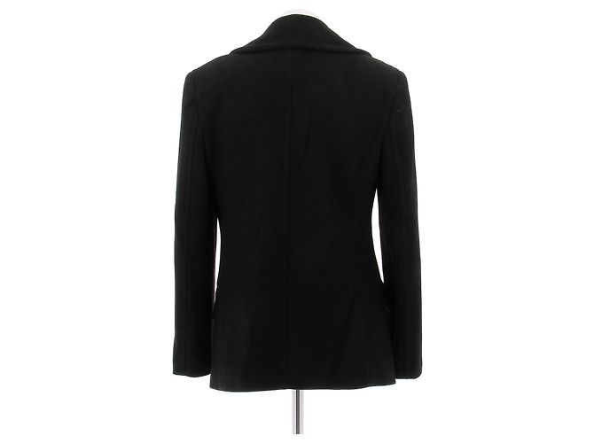 Cappotto in lana nero Givenchy Taglia 38 - vista 2