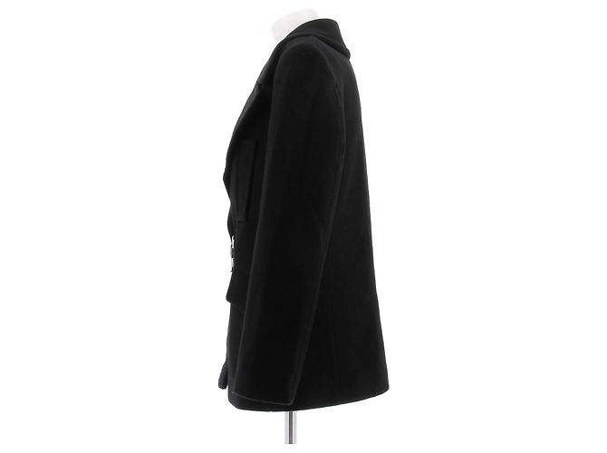 Cappotto in lana nero Givenchy Taglia 38 - vista 4