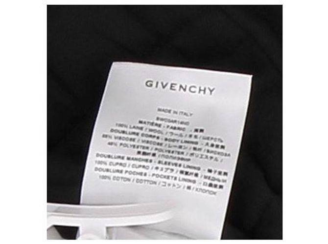 Cappotto in lana nero Givenchy Taglia 38 - vista 6