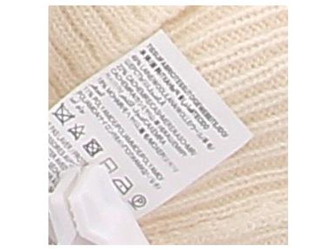 Saint Laurent Rollkragenpullover aus Wolle Beige - Ansicht 8