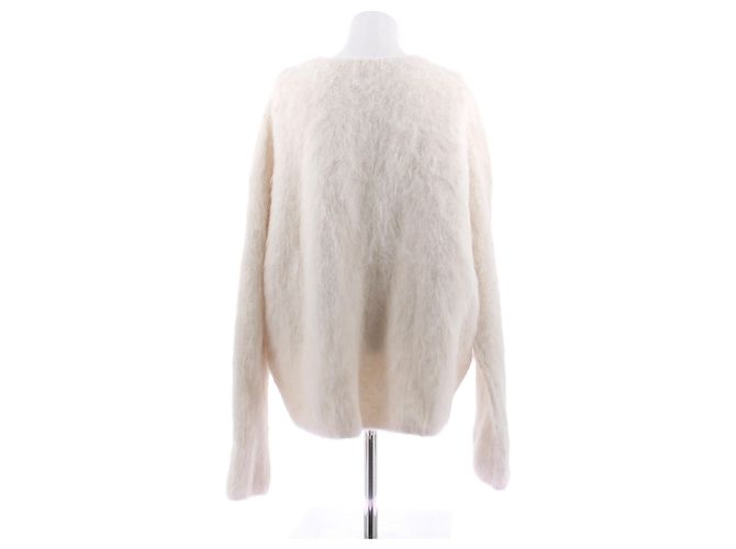 Totême Oversize-Pullover in Creme aus Alpaka Beige - Ansicht 2