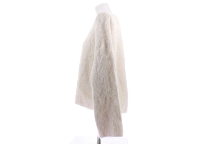 Totême Oversize-Pullover in Creme aus Alpaka Beige - Ansicht 4