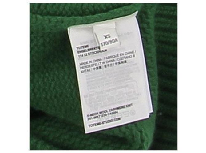 Totême Grüner Kaschmirpullover - Ansicht 5