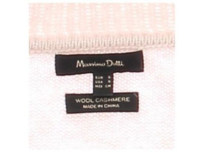 Massimo Dutti Gestreifter Pullover in Beige und Schwarz - Ansicht 5