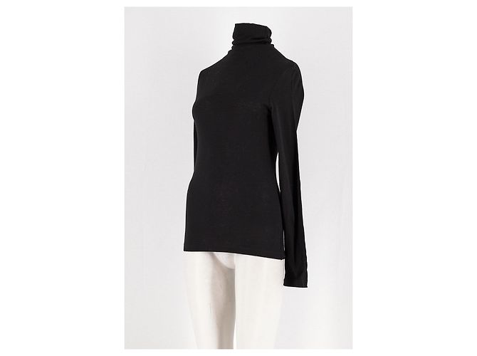 Autre Marque 440ME Wollpullover Schwarz - Ansicht 4