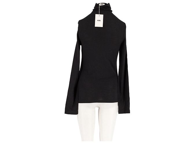 Autre Marque 440ME Wollpullover Schwarz - Ansicht 6