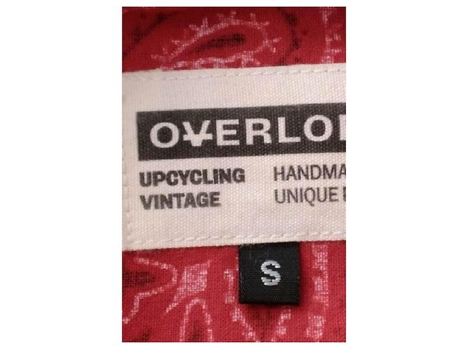 Autre Marque Camisa recta roja de algodón OVERLORD - vista 7