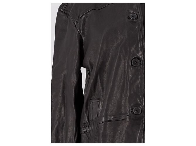 Autre Marque H&M STUDIO Mittellanger schwarzer Mantel - Ansicht 3