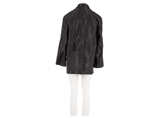 Autre Marque H&M STUDIO Mittellanger schwarzer Mantel - Ansicht 6