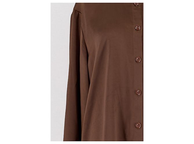 Autre Marque Camicia dritta marrone - vista 3
