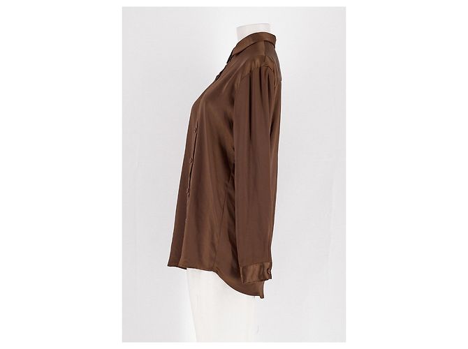 Autre Marque Camicia dritta marrone - vista 5