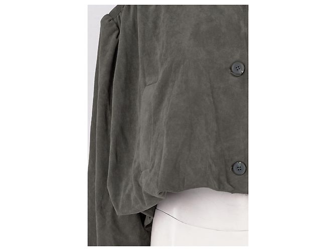 Autre Marque Giacca corta verde RED - vista 3