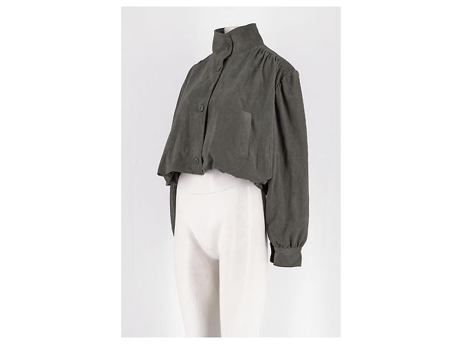 Autre Marque Giacca corta verde RED - vista 4