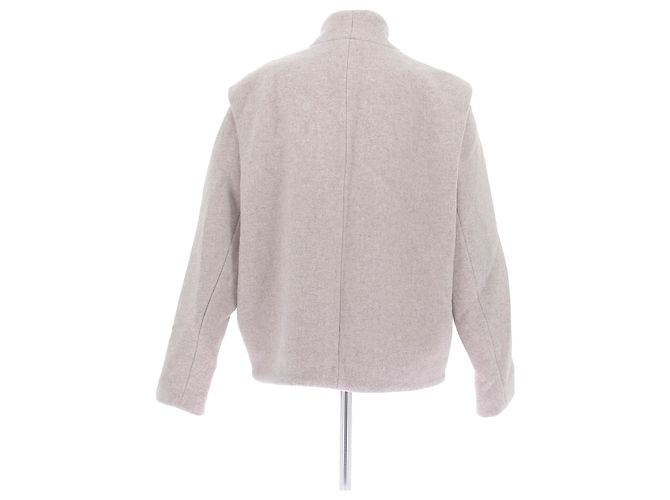Isabel Marant Wollmantel beige Größe 36 - Ansicht 2