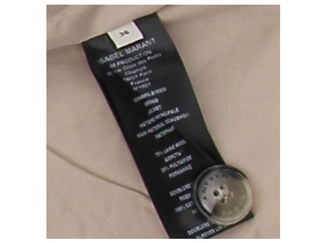 Isabel Marant Wollmantel beige Größe 36 - Ansicht 6