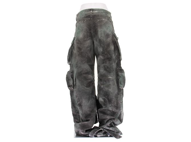Attico Pantalones cargo militares Verde - vista 2
