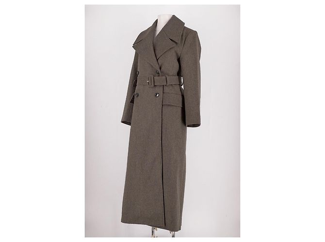 Abrigo largo gris de viscosa Marc by Marc Jacobs - vista 4