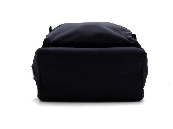 Prada Navy Nylon Triangular Logo Men's Backpack Blue - view 6