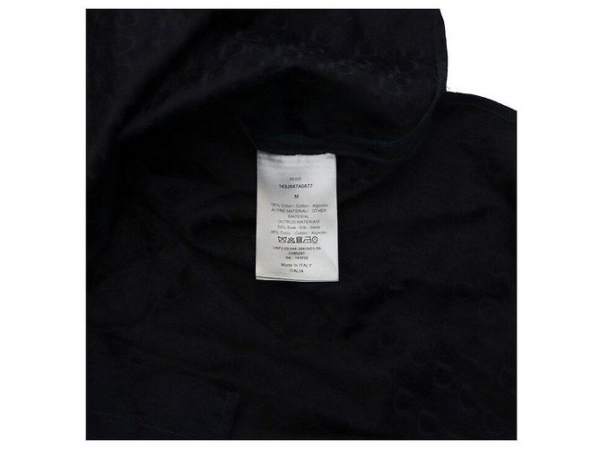 Dior T-shirt a maniche corte sovrapposta in seta Black Oblique Trotter Nero - vista 6