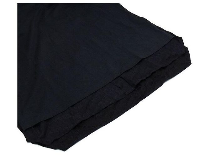 Dior T-shirt a maniche corte sovrapposta in seta Black Oblique Trotter Nero - vista 8