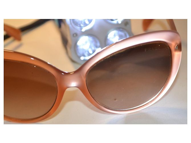 Gafas de sol Prada Cat-eye Melocotón - vista 9