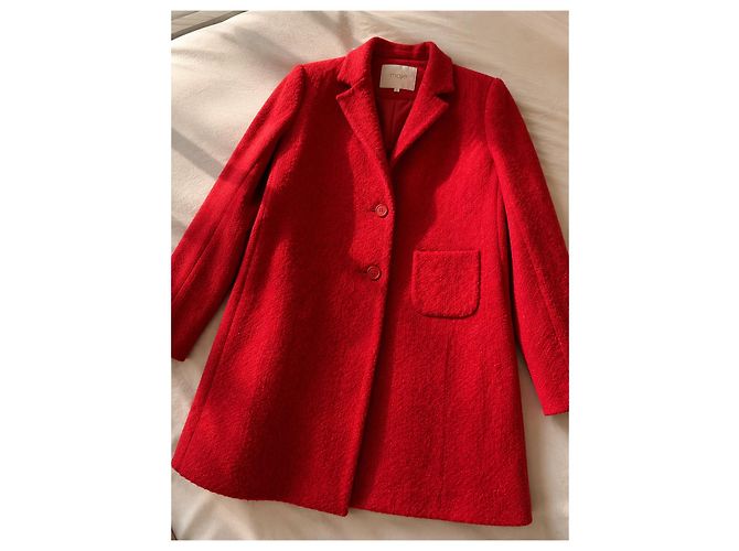 Trench rosso Maje - vista 3