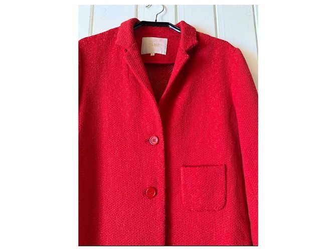 Trench rosso Maje - vista 4