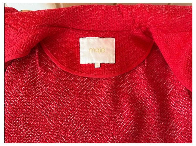 Trench rosso Maje - vista 5