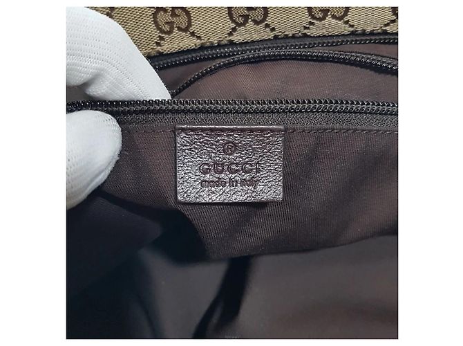 Gucci Borsa a Tracolla Messenger Marrone - vista 7