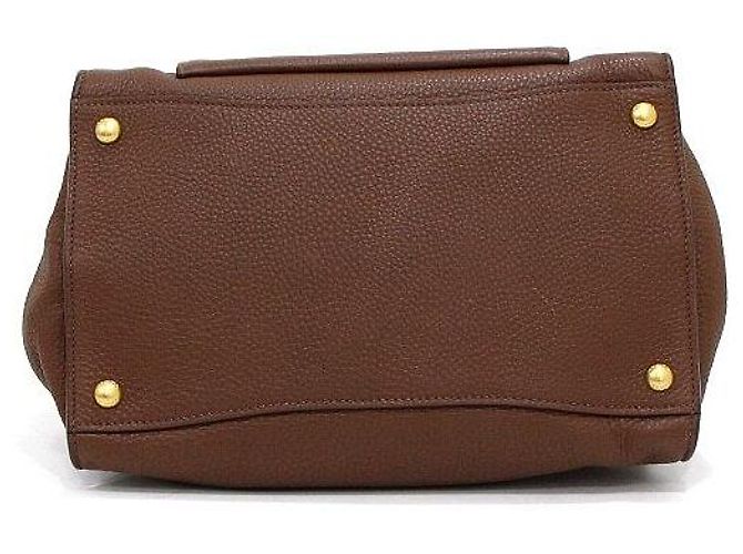 Prada Borsa Tote e Borsa a Tracolla One Pocket in Vitello Daino marrone - vista 6