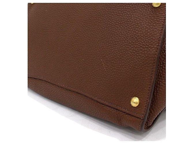 Prada Borsa Tote e Borsa a Tracolla One Pocket in Vitello Daino marrone - vista 7